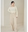 Softy boucle cotton ニット