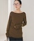 Softy boucle cotton ニット