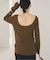 Softy boucle cotton ニット