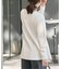 ウォッシャブルペプラムプルオーバー