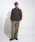 クラフトステッチ ニットスタジャン / Craft-stitched Stadium Knit Jacket