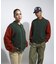 クラフトステッチ ニットスタジャン / Craft-stitched Stadium Knit Jacket