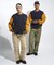 クラフトステッチ ニットスタジャン / Craft-stitched Stadium Knit Jacket
