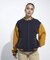 クラフトステッチ ニットスタジャン / Craft-stitched Stadium Knit Jacket