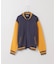 クラフトステッチ ニットスタジャン / Craft-stitched Stadium Knit Jacket