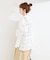 手洗い可 / レースembroideryシャツ