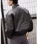 フェイクレザー スタンドブルゾン /  FAUX LEATHER STAND BLOUSON