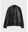 フェイクレザー スタンドブルゾン /  FAUX LEATHER STAND BLOUSON