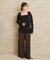 Noil silk Square ニット
