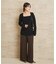 Noil silk Square ニット