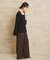 Noil silk Square ニット