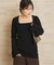 Noil silk Square ニット