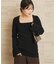 Noil silk Square ニット
