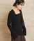 Noil silk Square ニット