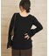 Noil silk Square ニット