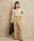 Noil silk Square ニット