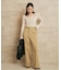 Noil silk Square ニット