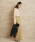Noil silk Square ニット
