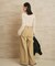 Noil silk Square ニット