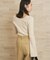 Noil silk Square ニット