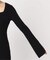 Noil silk Square ニット