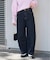 《追加9》ウォッシャブル / DU JOUR / デュ ジュール BARREL BAGGY JEAN