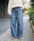 《追加9》ウォッシャブル / DU JOUR / デュ ジュール BARREL BAGGY JEAN