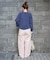 《追加9》ウォッシャブル / DU JOUR / デュ ジュール BARREL BAGGY JEAN