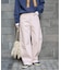 《追加9》ウォッシャブル / DU JOUR / デュ ジュール BARREL BAGGY JEAN