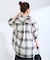 ウォッシャブル / ルーズシアーチェックWポケットシャツ