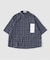 OSKR / オーエスケーアール Ombre Sheer Check S/S Shirt