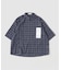OSKR / オーエスケーアール Ombre Sheer Check S/S Shirt
