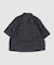 OSKR / オーエスケーアール Ombre Sheer Check S/S Shirt