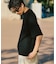 ロールネック クルーネックTシャツ