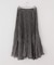 シアーチェックプリーツスカート