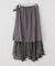 シアーチェックプリーツスカート
