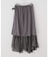 シアーチェックプリーツスカート