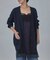 コットンカシミヤ WジャガードVネックカーディガン