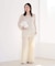 organic linen 混 ニットパンツ
