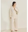 organic linen 混 ニットパンツ