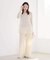 organic linen 混 ニットパンツ