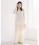 organic linen 混 ニットパンツ