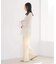 organic linen 混 ニットパンツ