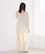 organic linen 混 ニットパンツ