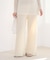 organic linen 混 ニットパンツ