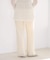 organic linen 混 ニットパンツ