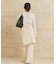 organic linen 混 ニットパンツ