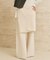 organic linen 混 ニットパンツ