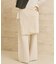 organic linen 混 ニットパンツ
