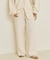 organic linen 混 ニットパンツ